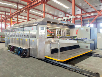 HX series fully computerized “vacuum transfer bottom printer” dryer (slotter)die cutter machine