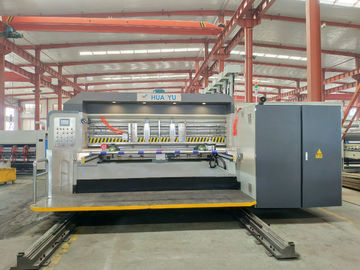 HX series fully computerized “vacuum transfer bottom printer” dryer (slotter)die cutter machine