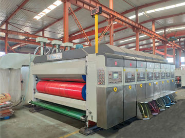 HX series fully computerized “vacuum transfer bottom printer” dryer (slotter)die cutter machine