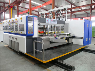 HS series fully computerized “vacuum transfer top printer” dryer (slotter)die cutter machine