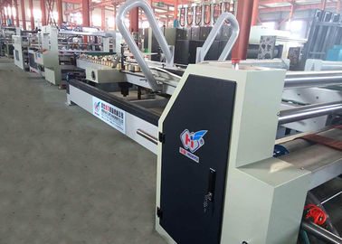 YF series automatic corrugated carton box folder gluer and inline auto bundle